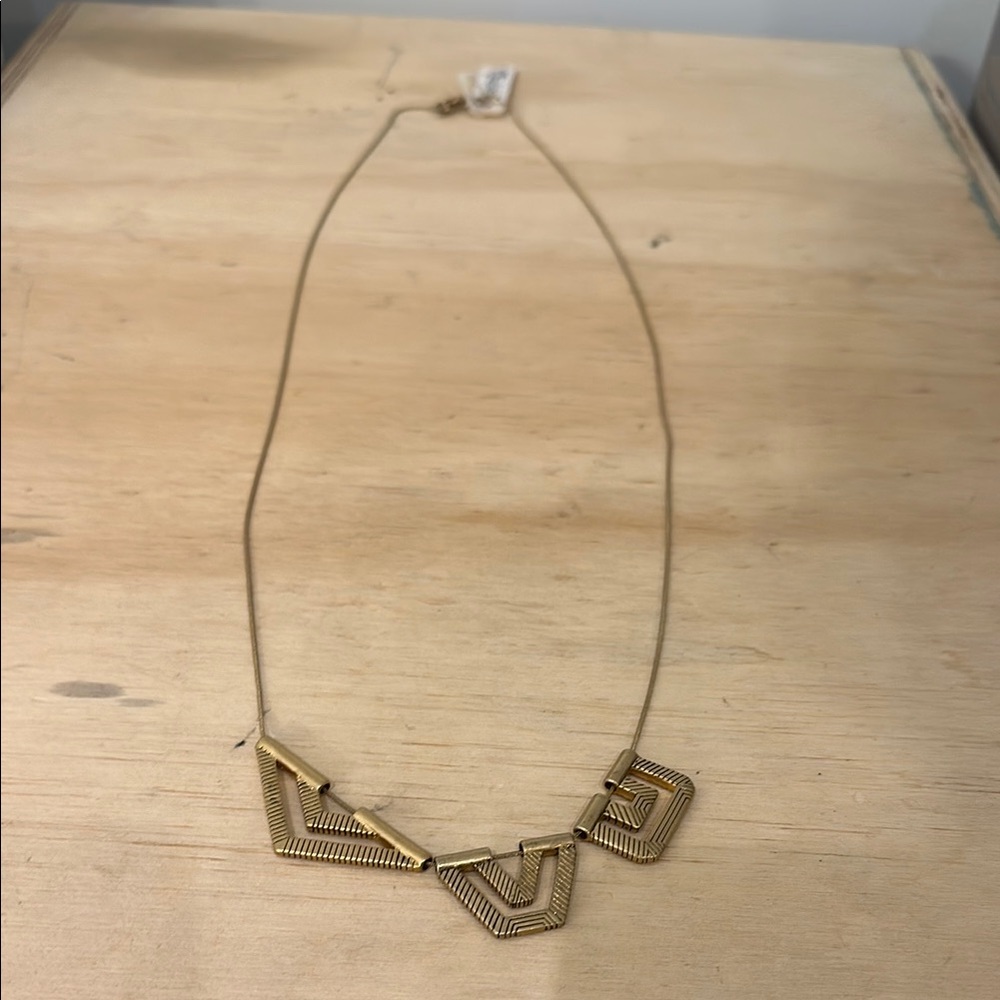 Geometric Gold Necklace